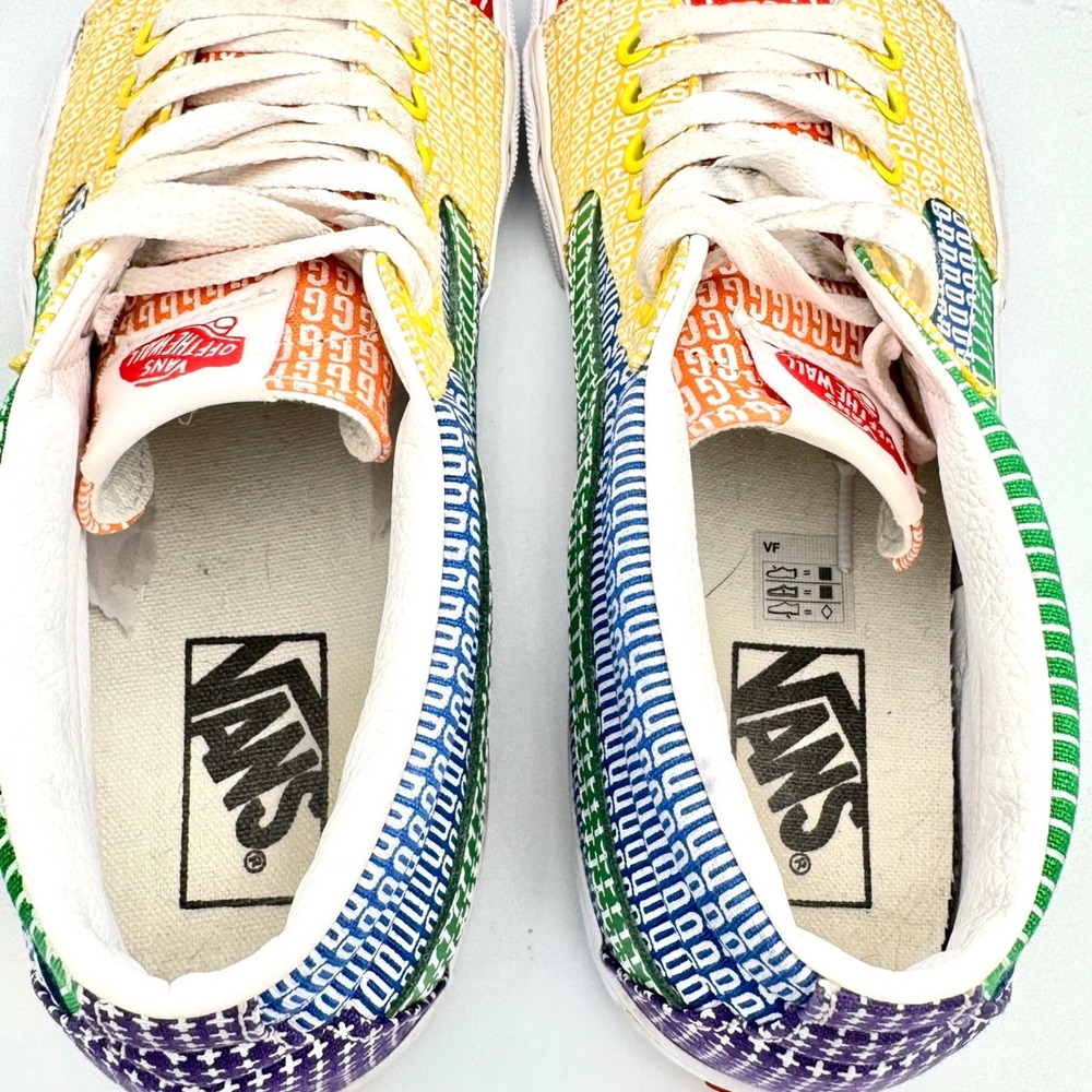 Vans Sk8-Mid Pride Patchwork Multicolor Alphabet … - image 8